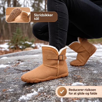 Minimalistisk vintersko med skridsikker sål